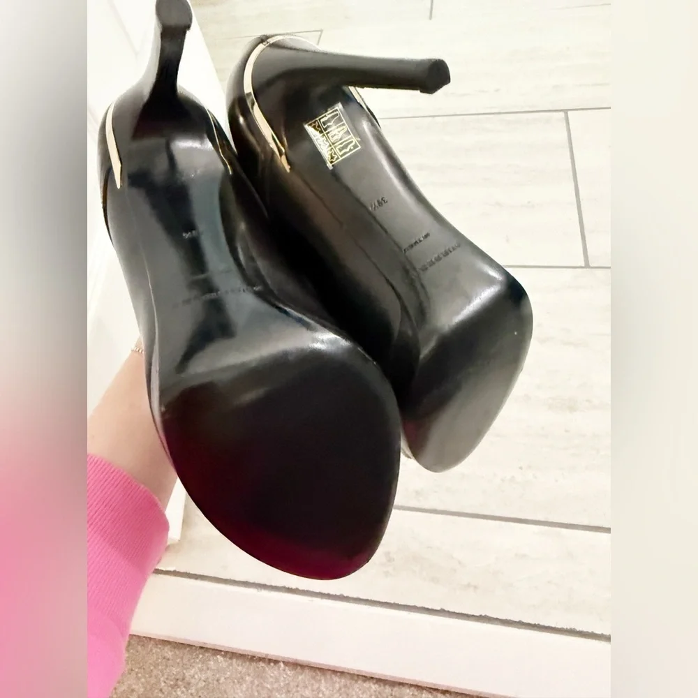 Burberry Brown  Leather Moto Bootie - size 39.5 or US size 9 - NWOB - Picture 10 of 13